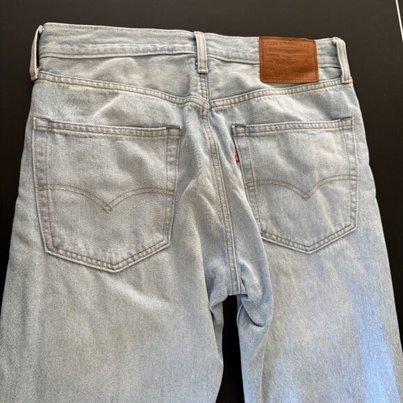Levi’s 551Z Straight Leg Jeans Light Wash W32 Cropped Fit - Picture 11 of 15